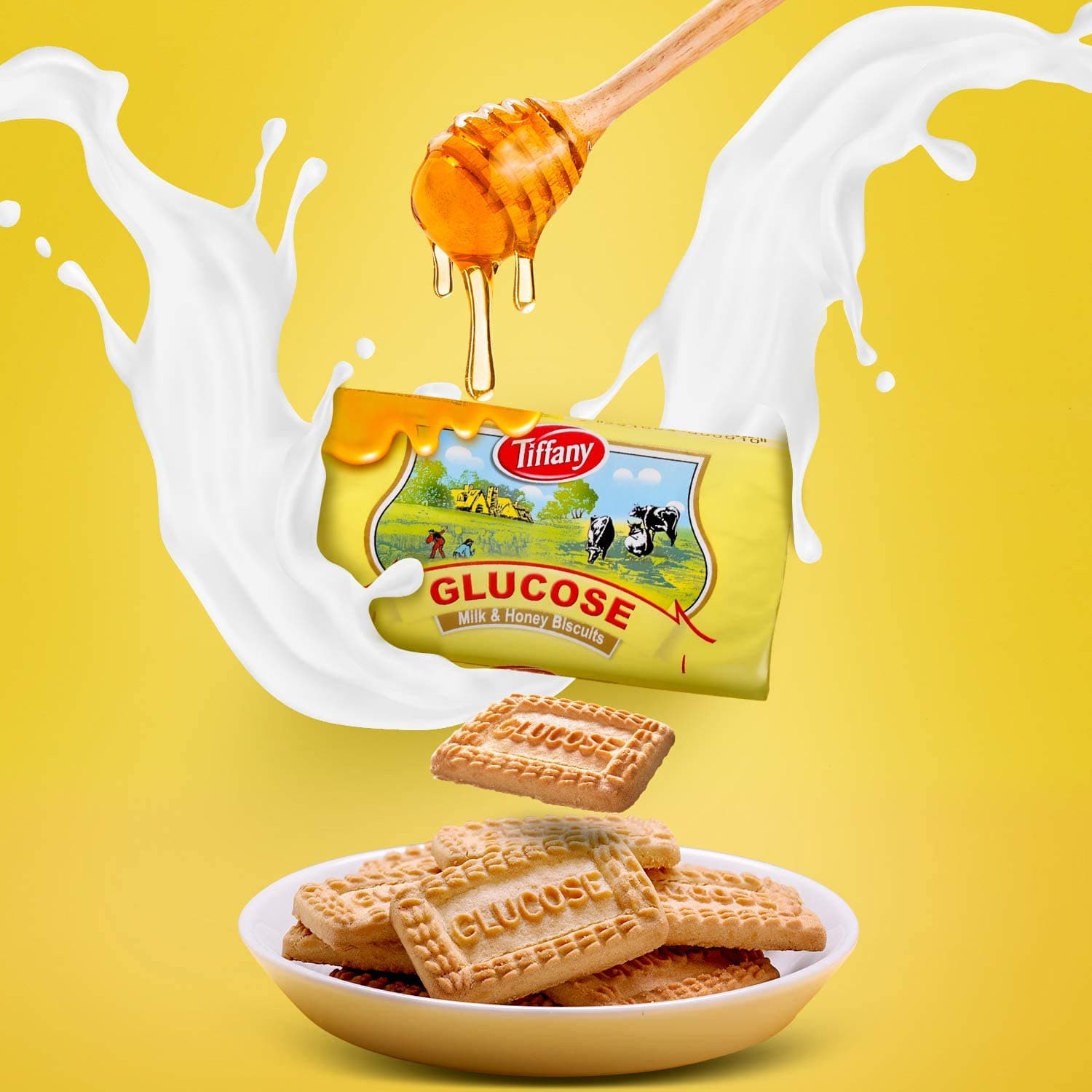 بیسکوئیت مادر شیر و عسل تیفانی ۴۰ گرم