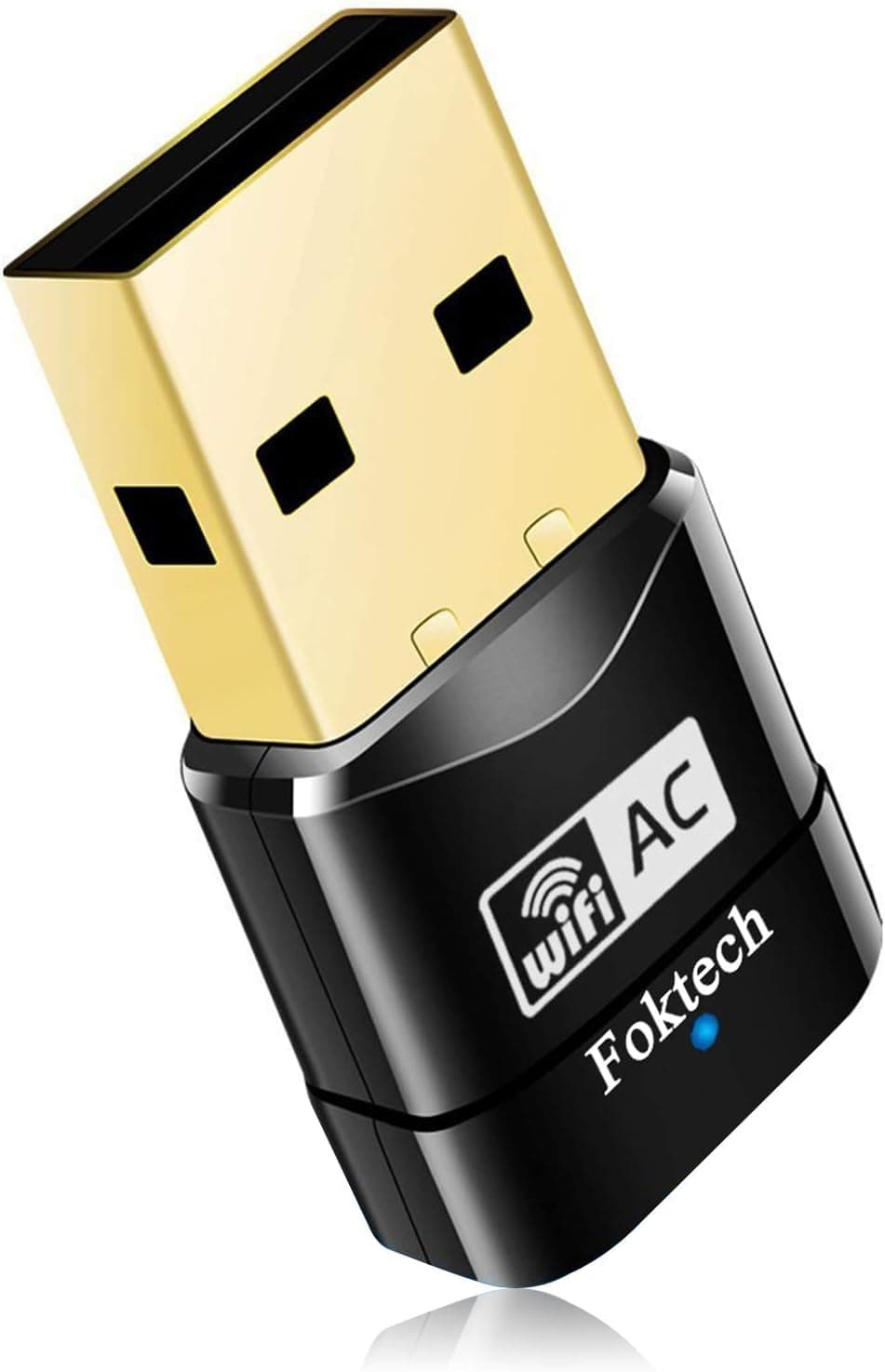 کارت شبکه بی‌سیم و دانگل وای فای فوکتک | Foktech 802.11ac Wireless USB WiFi Adapter