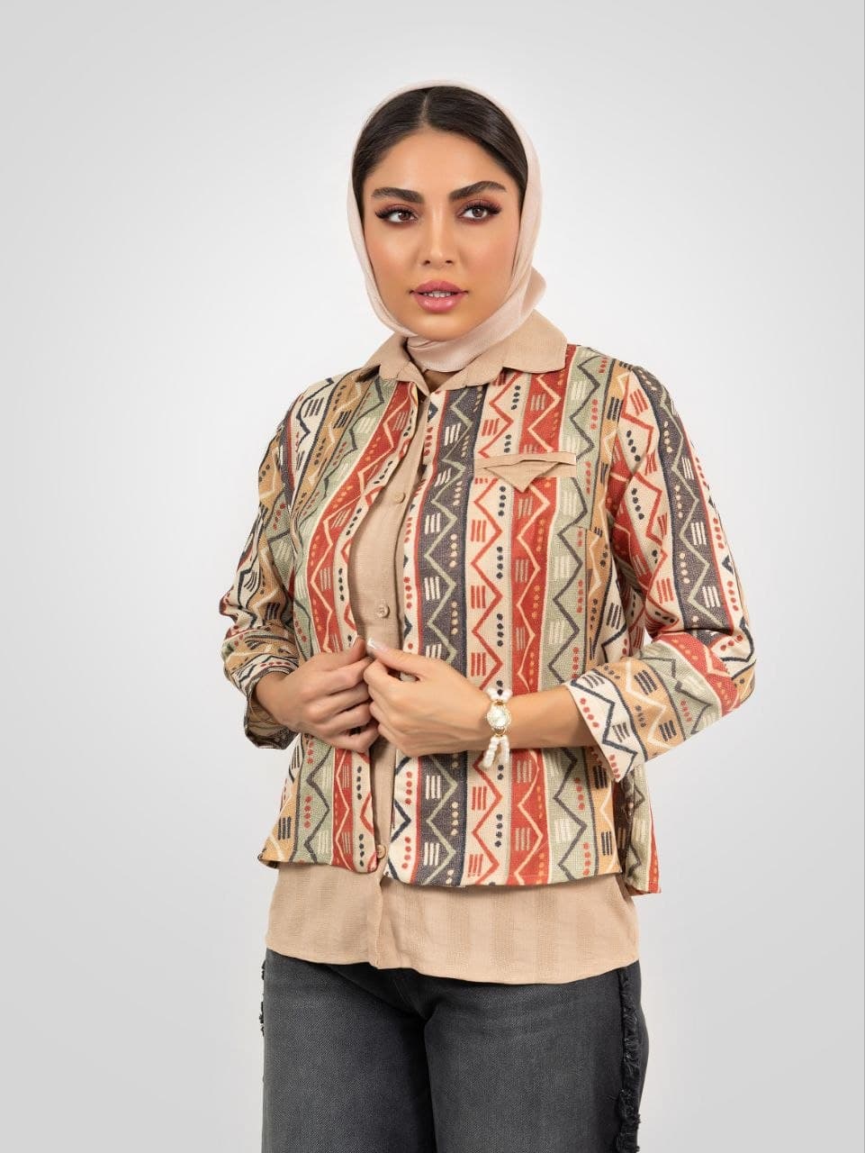 کت ۴ دکمه با زیره حلقه – کد ۶۲۸