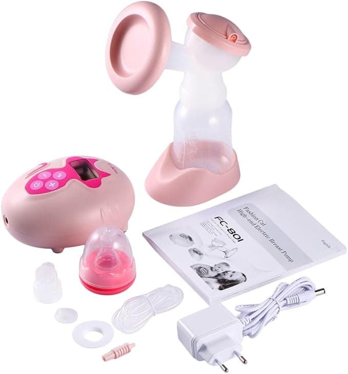 شیردوش برقی YKS مدل Pink Portable با نمایشگر LCD و 9 سطح تنظیم — تصویر ۳