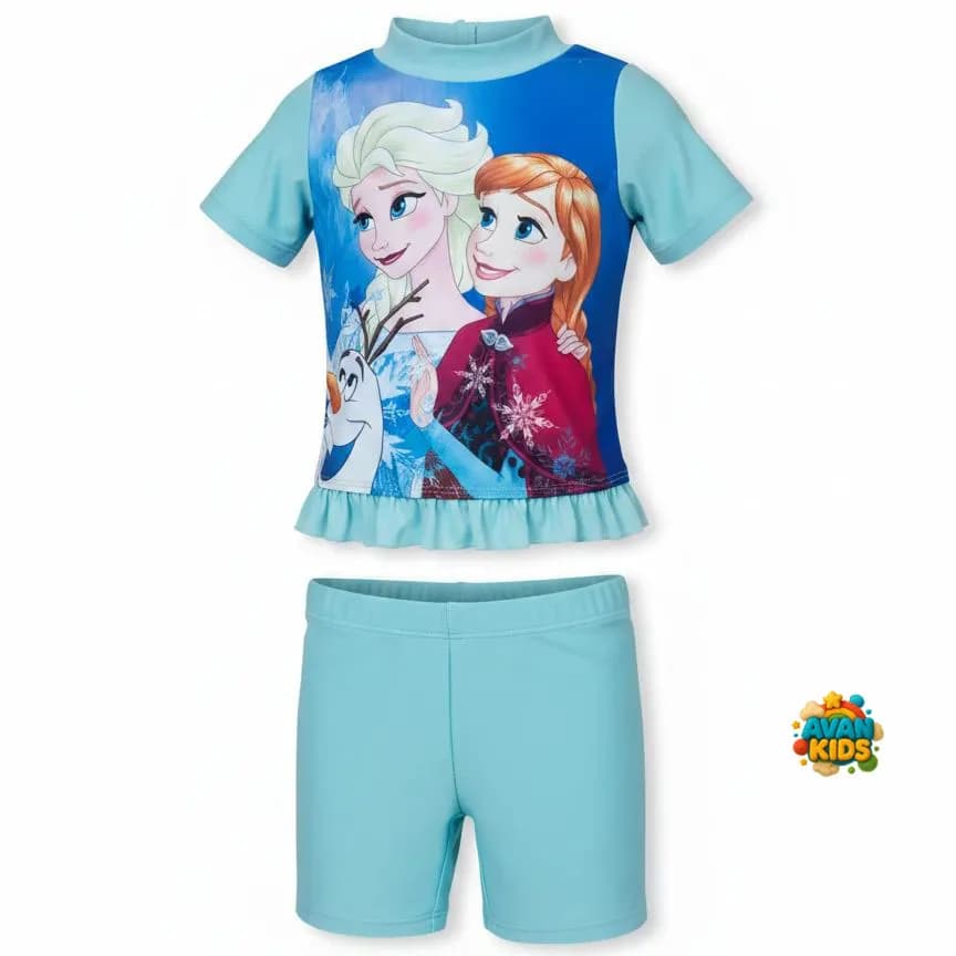 مایو دو تکه بچه گانه Frozen لوپیلو کد 4612 — تصویر ۲