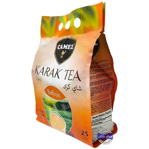 چای کرک کمل با طعم زعفران – 25 عددی — تصویر ۳