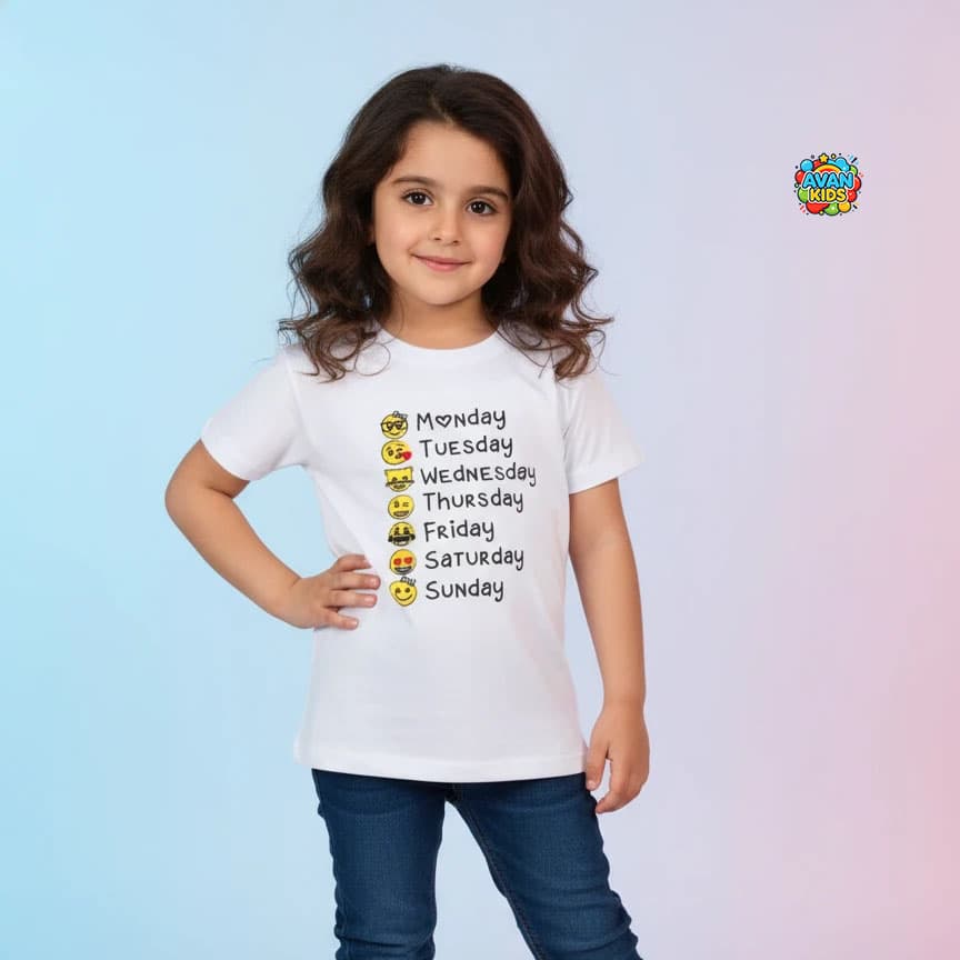 تیشرت بچه گانه Emoji لوپیلو کد 4546 — تصویر ۲
