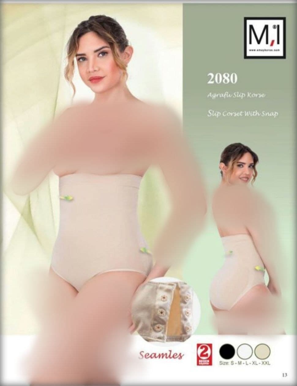 گن زنانه میکروفایبر اسلیپ زیر قزن دار MI کد: ۲۰۸۰