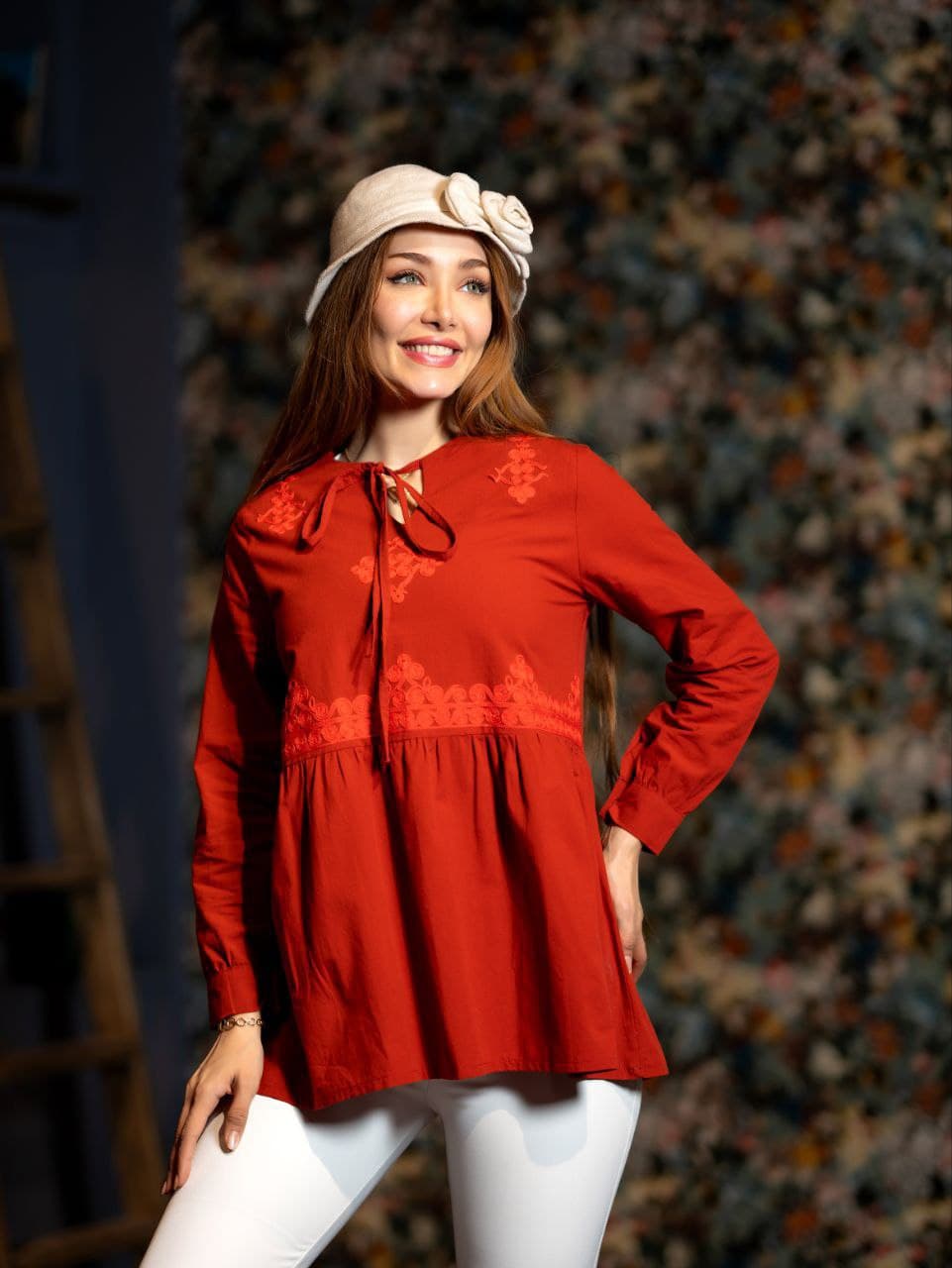 تونیک جلوبسته شنل دوزی