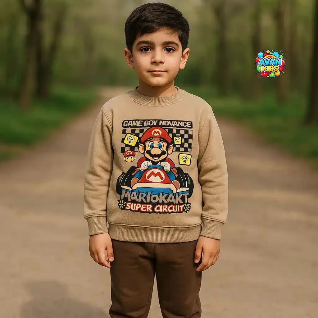 بلوز شلوار سوپر ماریو کد 4492