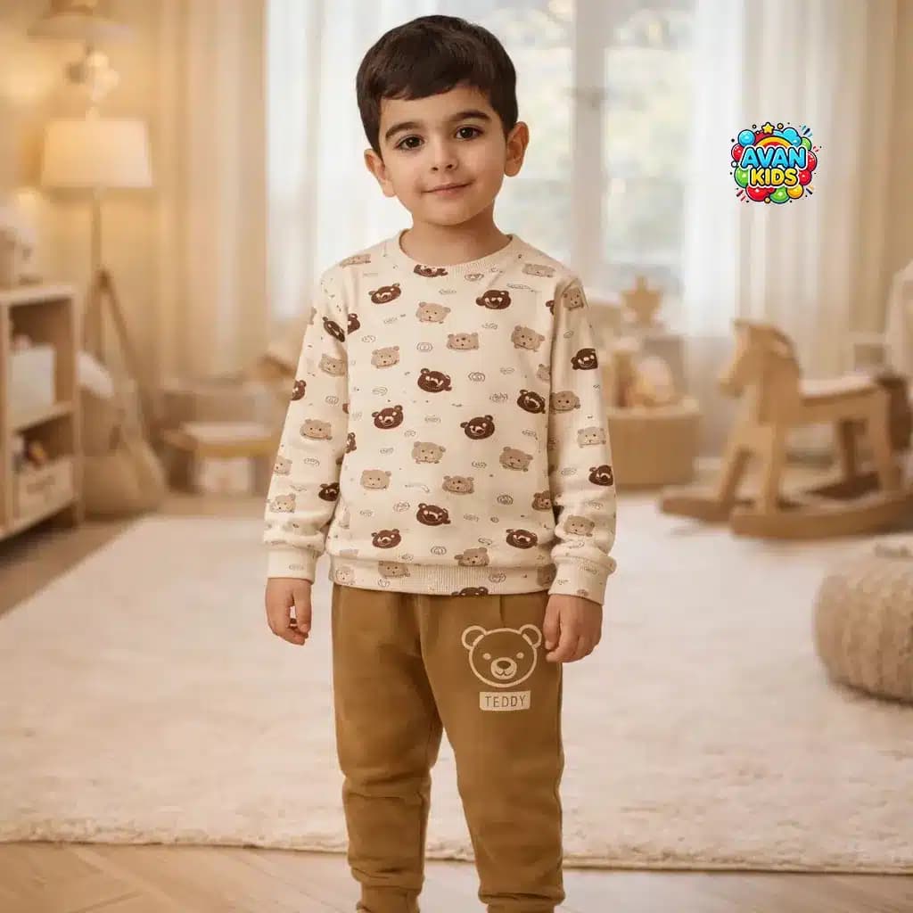 بلوز شلوار خرس کوچولو کد4491 — تصویر ۴