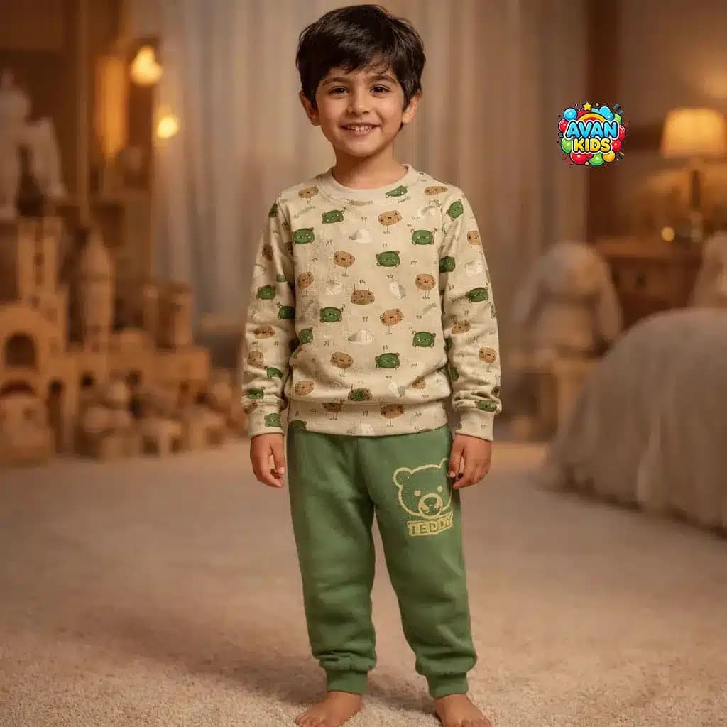 بلوز شلوار خرس کوچولو کد4491 — تصویر ۵