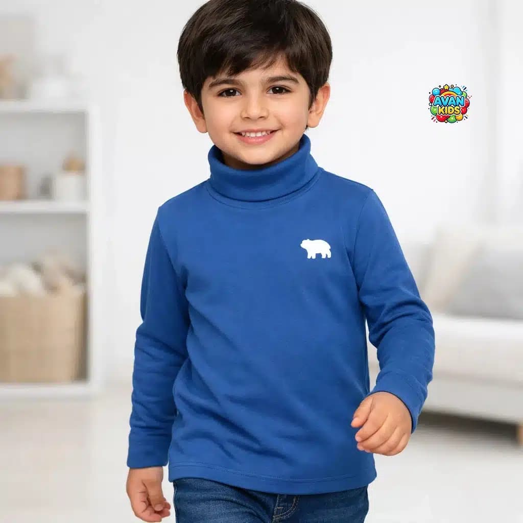 بلوز بچه گانه یقه اسکی لوپیلو کد 4464 — تصویر ۲