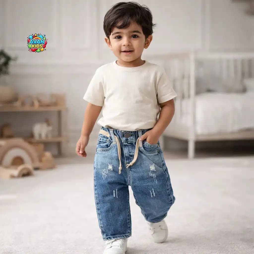 شلوار بگ بچه گانه کد 4458