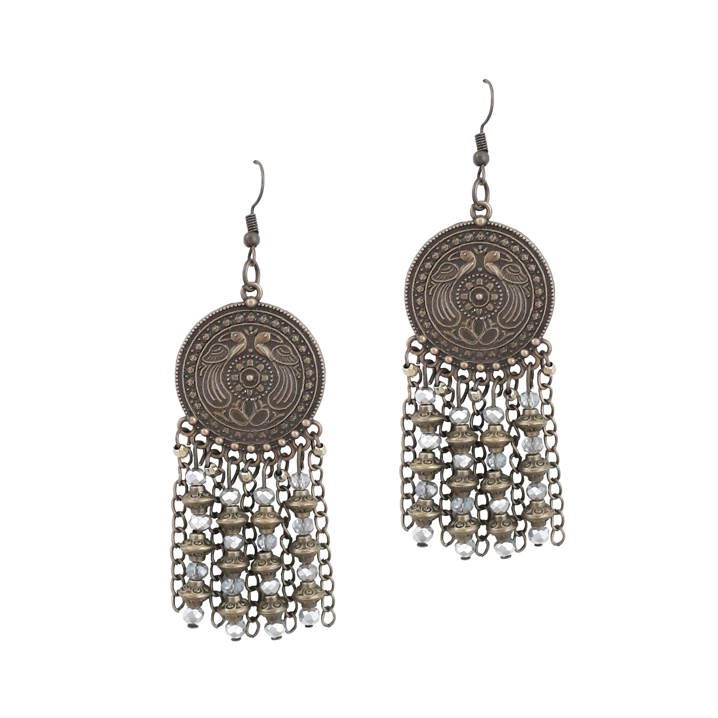 گوشواره سنتی دست‌ساز طرح افسون