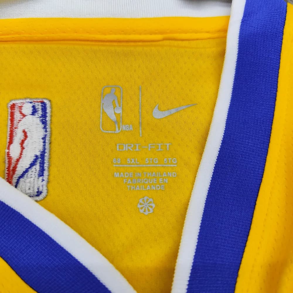 لباس بسکتبال گلدن استیت زرد BAY 30 | لباس بسکتبال شماره 30 — تصویر ۴