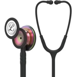 گوشی پزشکی لیتمن CORE دیجیتال مشکی رنگین کمانی 8570 — تصویر ۳