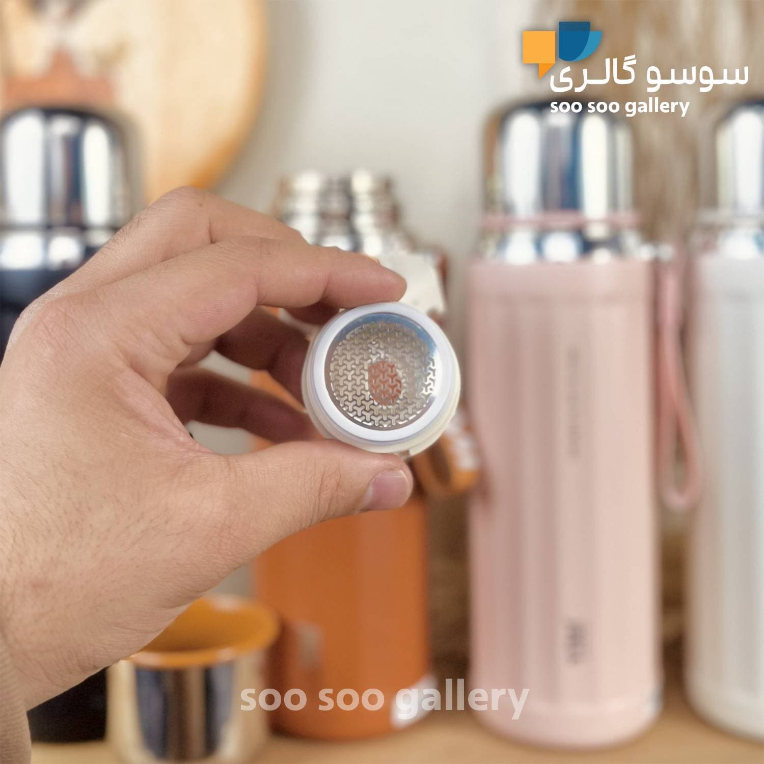 فلاسک برند YIMI شیاردار حجم 630 میلی لیتر — تصویر ۶