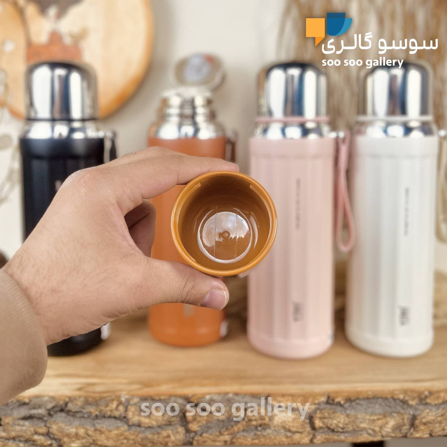 فلاسک برند YIMI شیاردار حجم 630 میلی لیتر — تصویر ۹