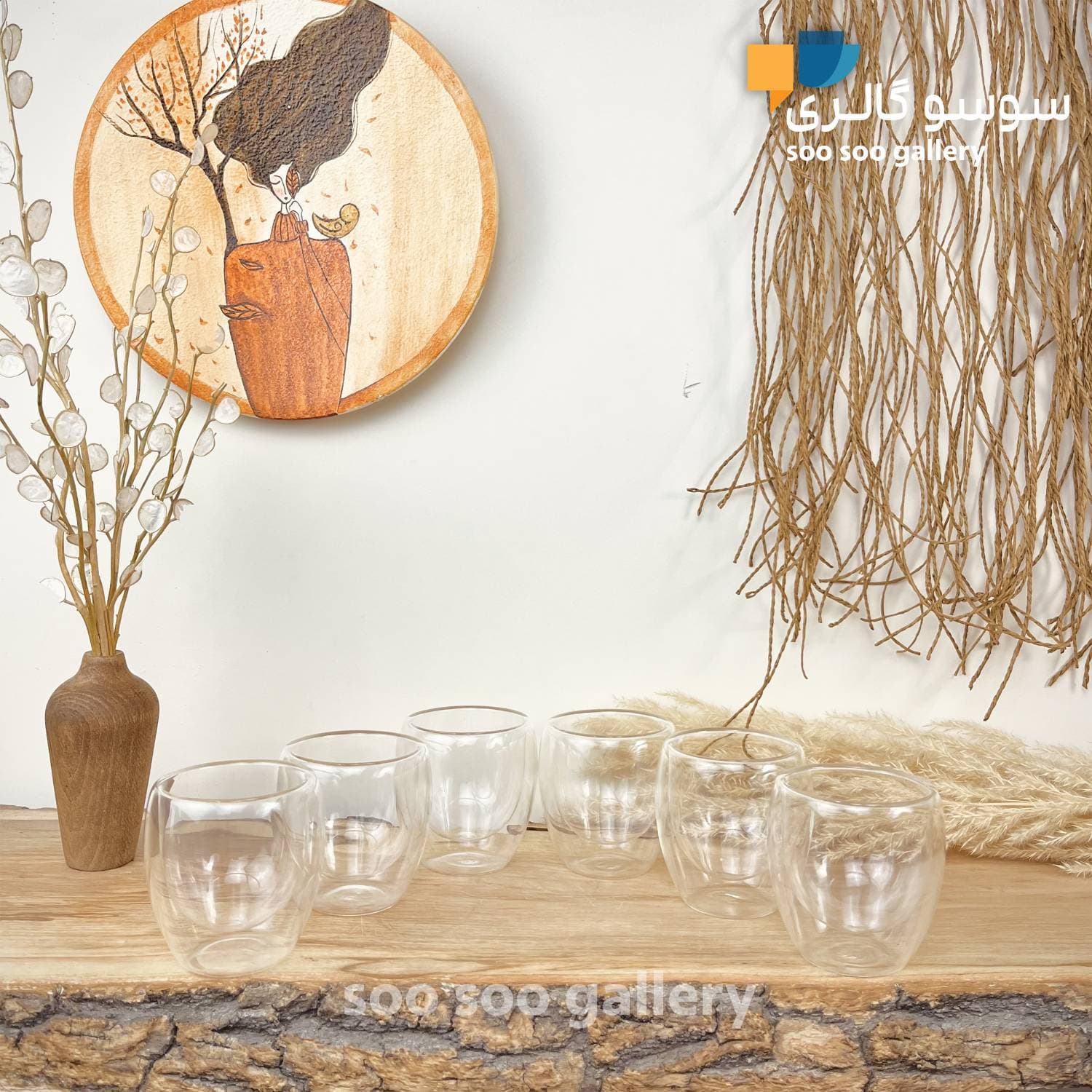 شات دوجداره بدون دسته بسته 6 عددی — تصویر ۸