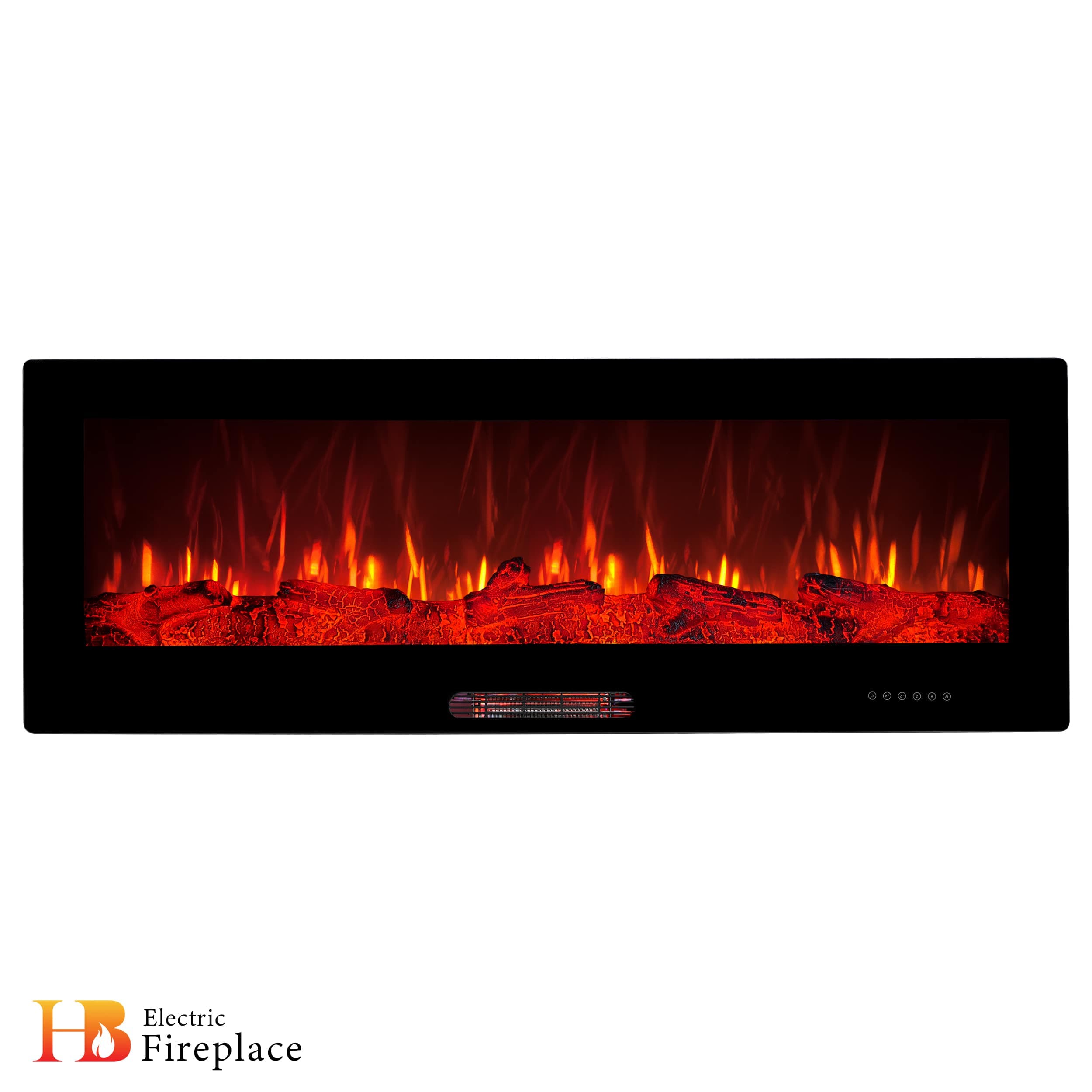 شومینه LCD دیواری مدل 140 سانتی‌متر | شومینه مدرن، دکوراتیو و کم‌مصرف