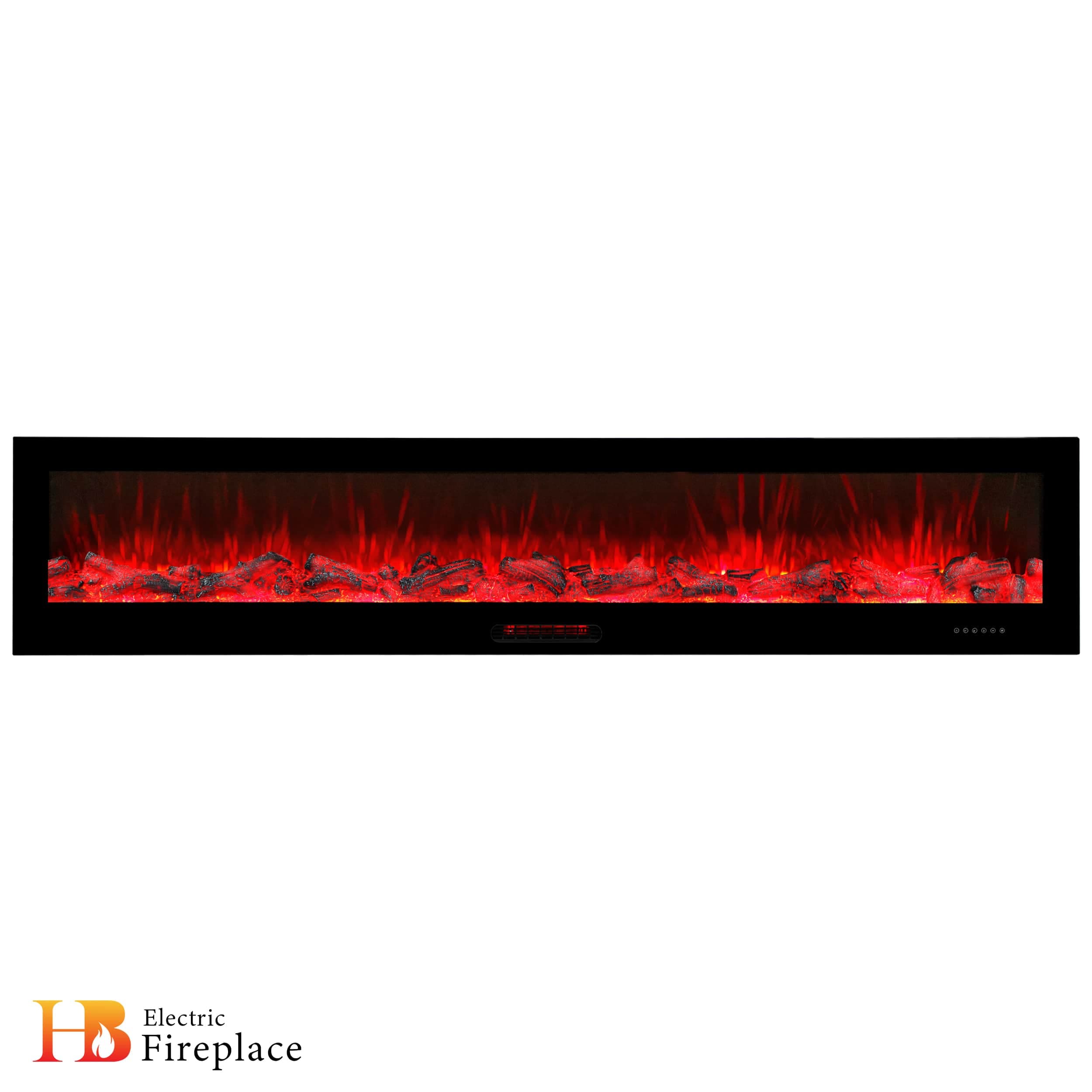 شومینه برقی دیواری LCD مدل 240 سانتی‌متر | طراحی مدرن و دکوراتیو، گرمایشی لوکس
