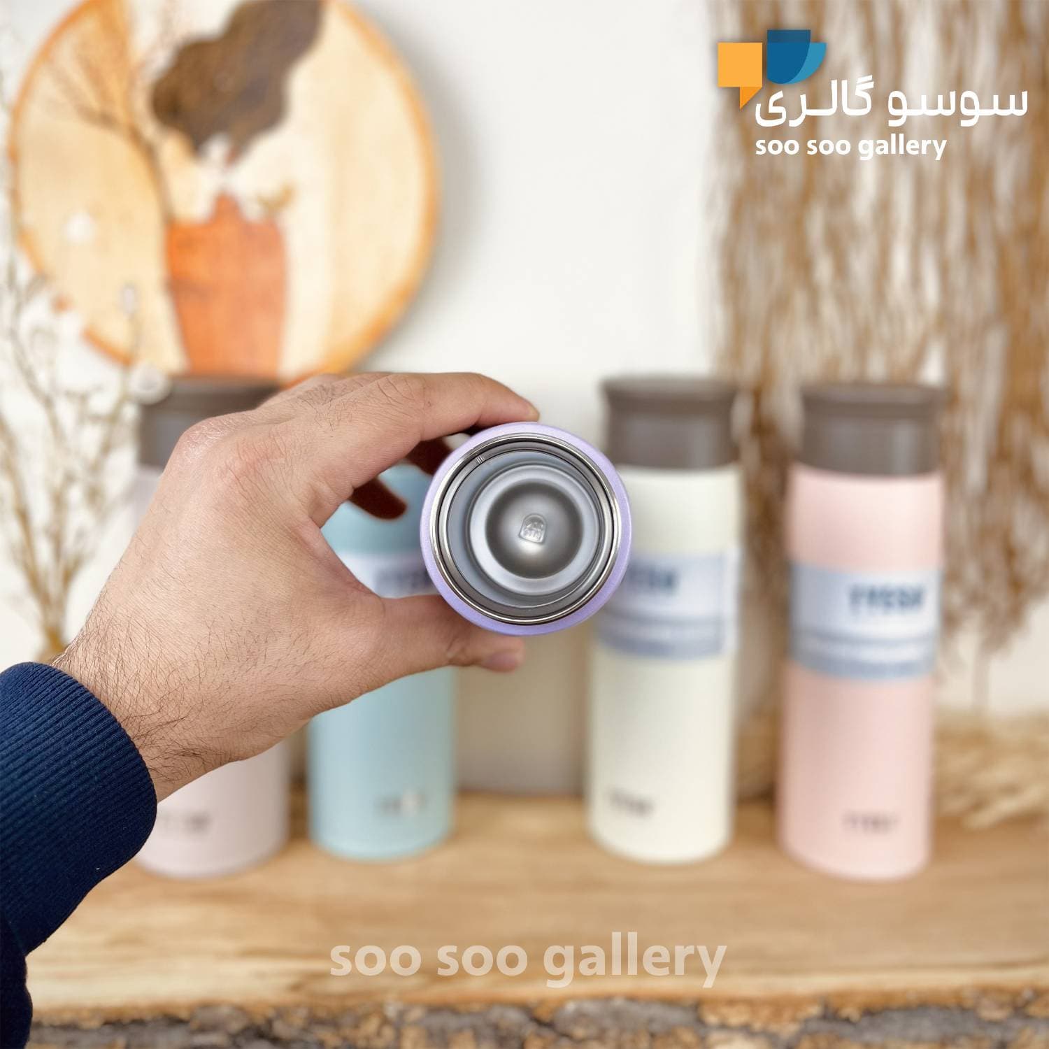 تراول ماگ دو درب تایسو (TYESO) حجم 500 میلی لیتر TS-8730B — تصویر ۸