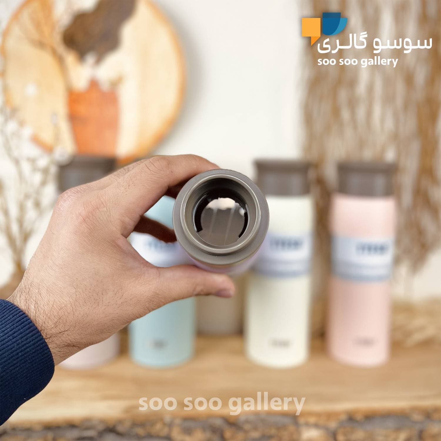 تراول ماگ دو درب تایسو (TYESO) حجم 500 میلی لیتر TS-8730B — تصویر ۹