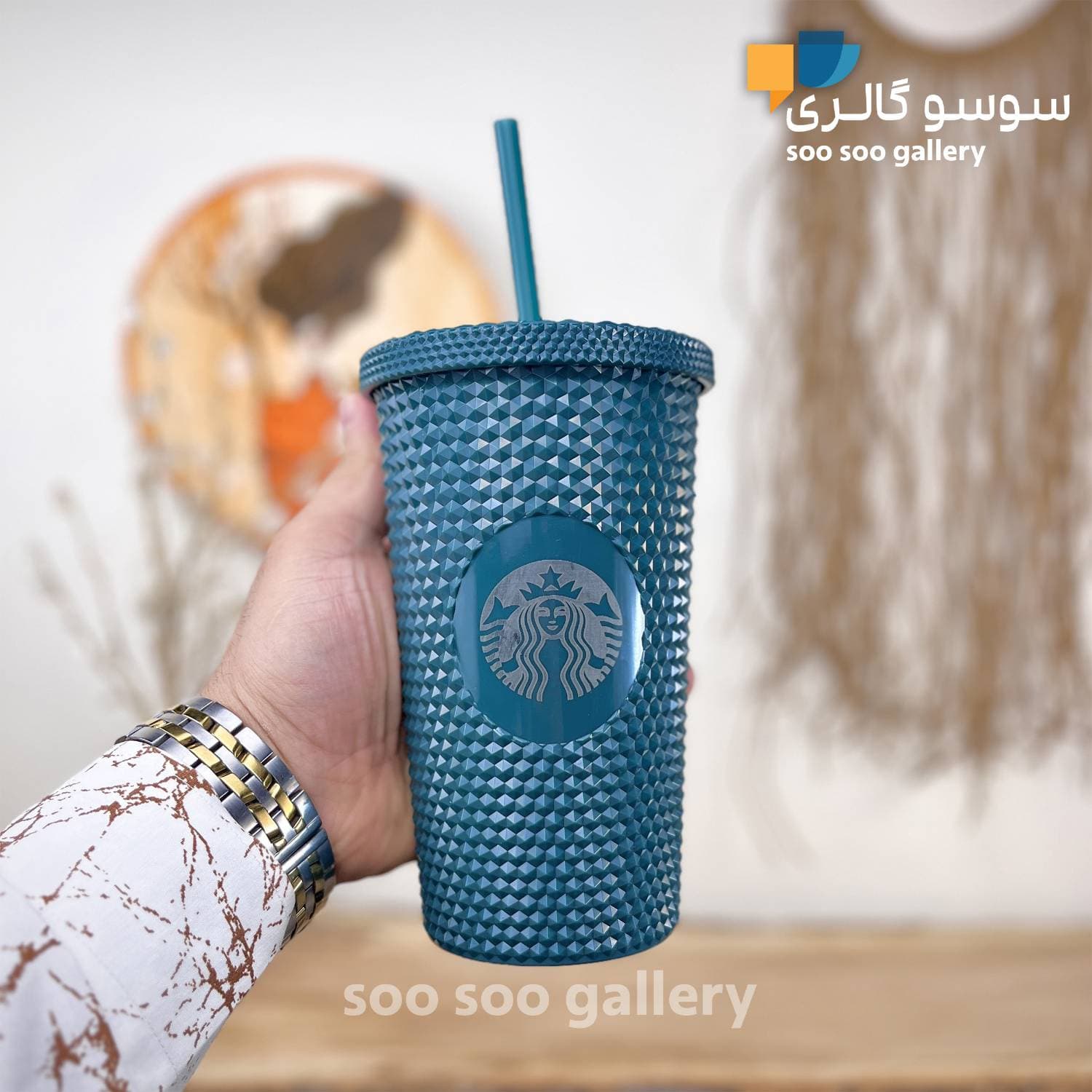 ماگ اسموتی نی دار استارباکس الماسی حجم 500 میلی لیتر — تصویر ۳