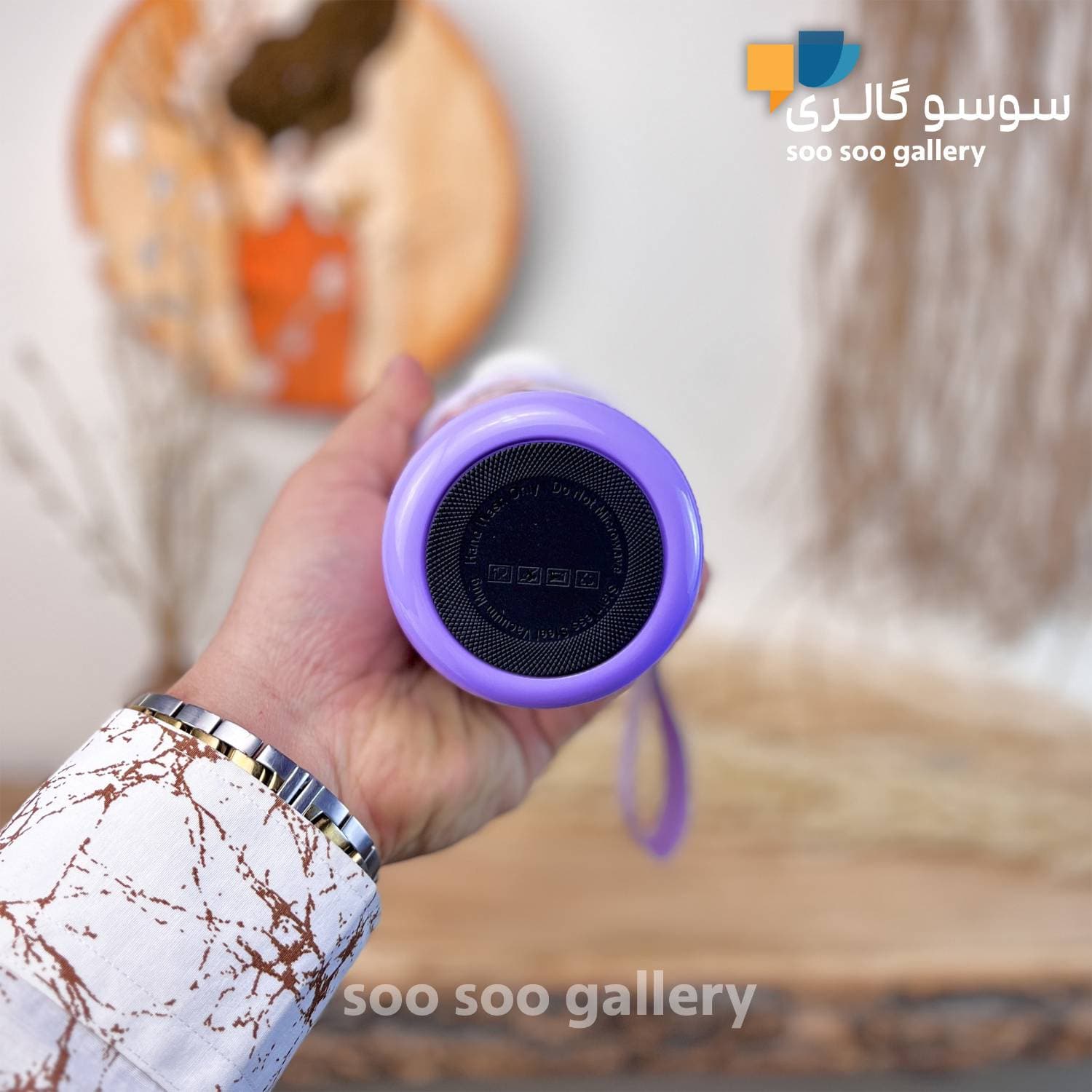 تراول ماگ وکیوم کاپ طرح عروسک کرومی — تصویر ۶