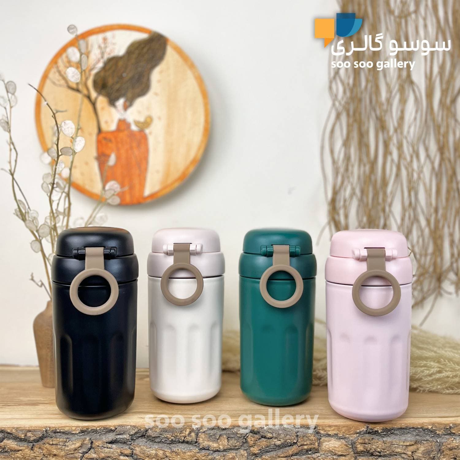 تراول ماگ BKKL قفل طلایی 450 میلی لیتر — تصویر ۷
