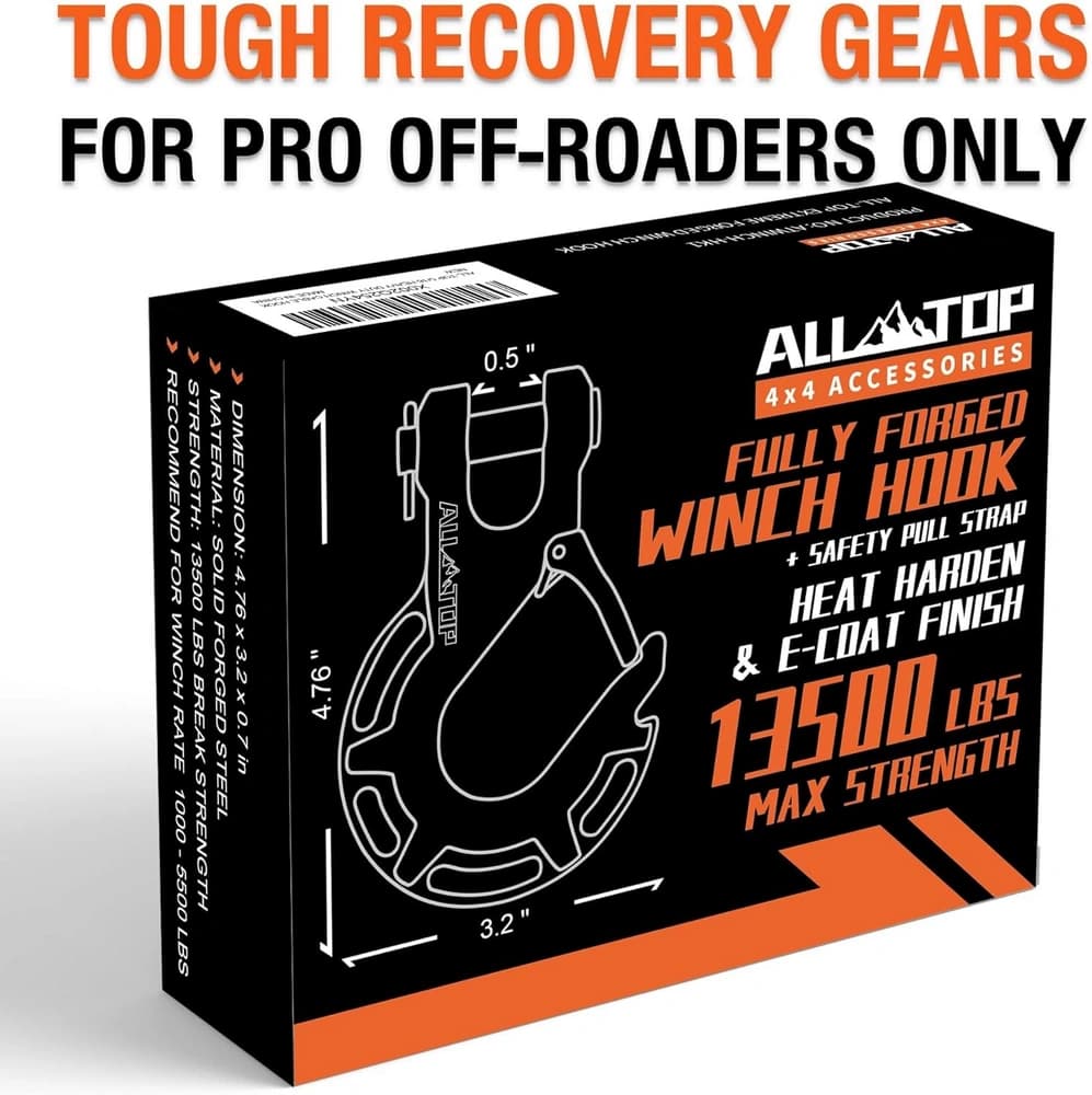 قلاب وینچ فولادی فورج ALL-TOP مدل ATWINCH-HK1 — تصویر ۵