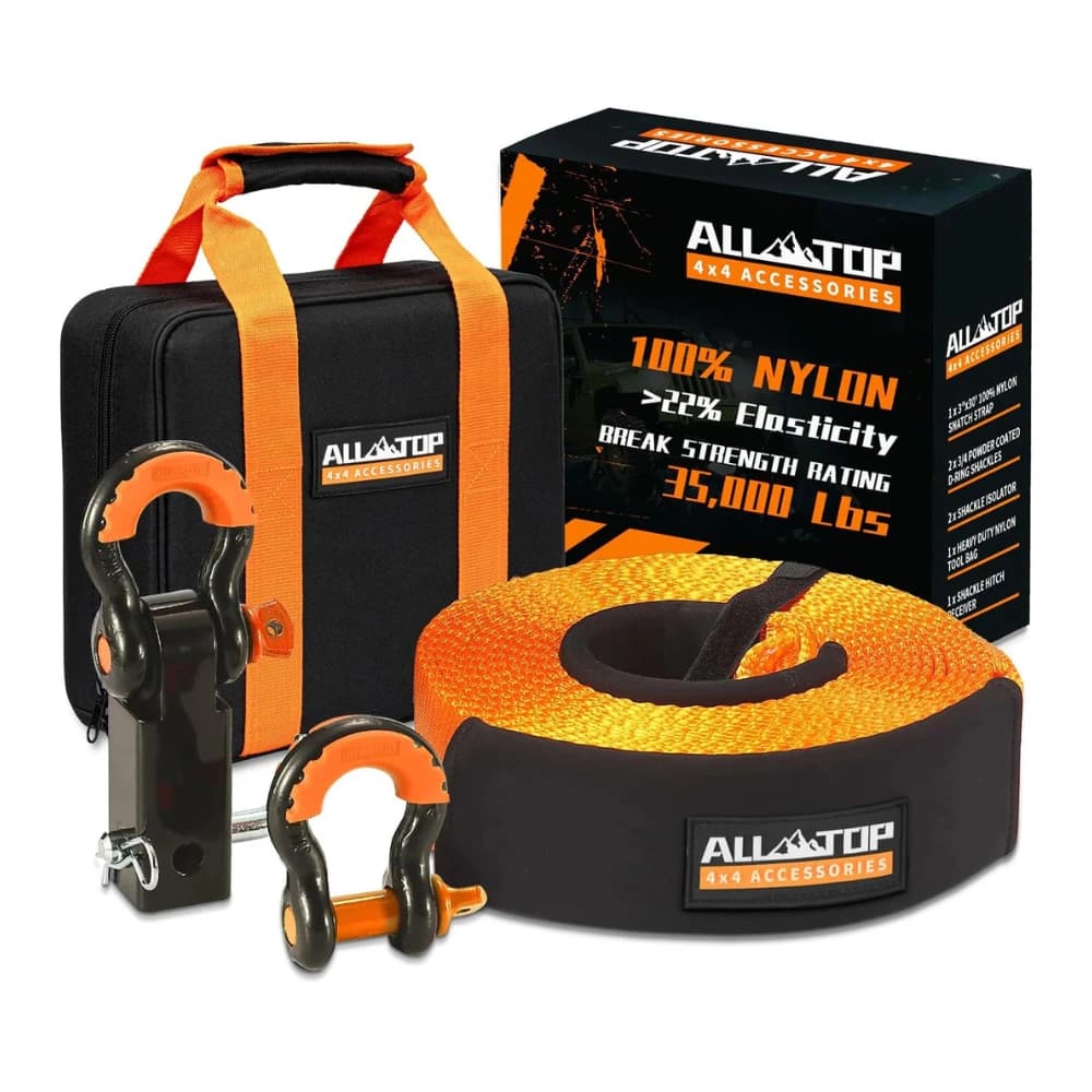 کیت تسمه ریکاوری با هیتچ رسیور و شگل ALL-TOP مدل ATKIT-4، ظرفیت ۱۵.۸ تن — تصویر ۸