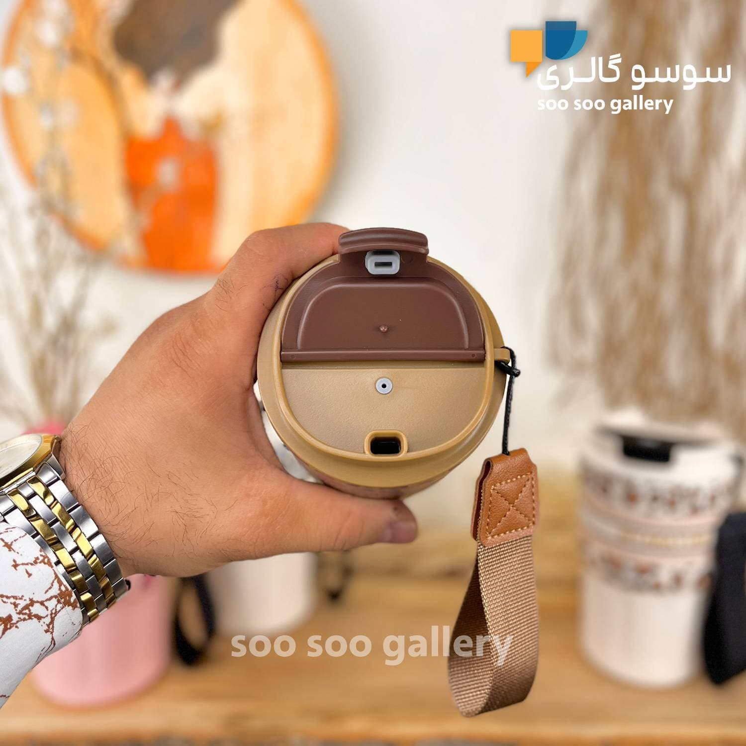 تراول ماگ پلنگی سیتارایوری حجم 360 میلی لیتر — تصویر ۷