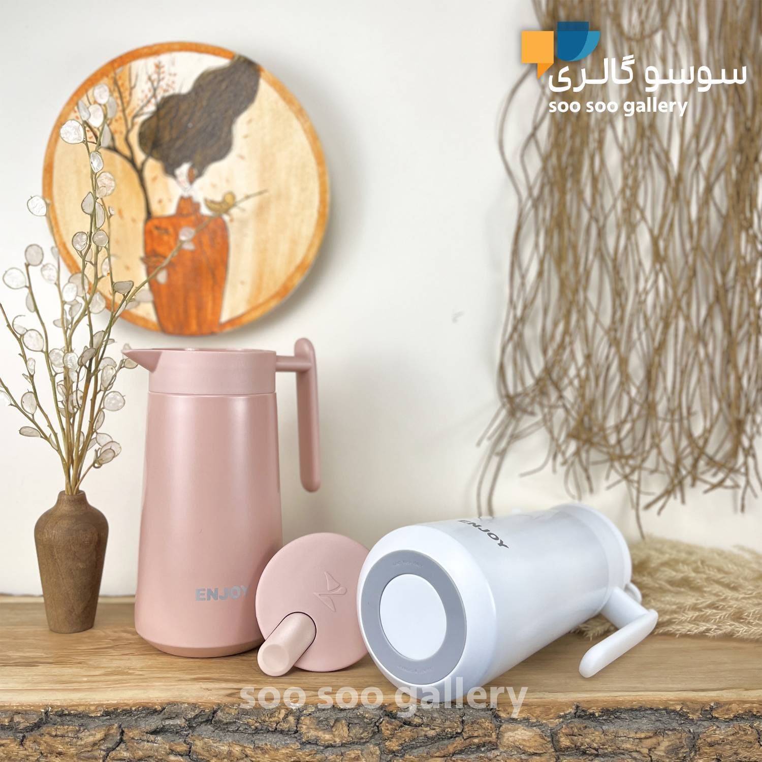 فلاسک کلاغی ENJOY دسته‌دار 860 میلی لیتر — تصویر ۴