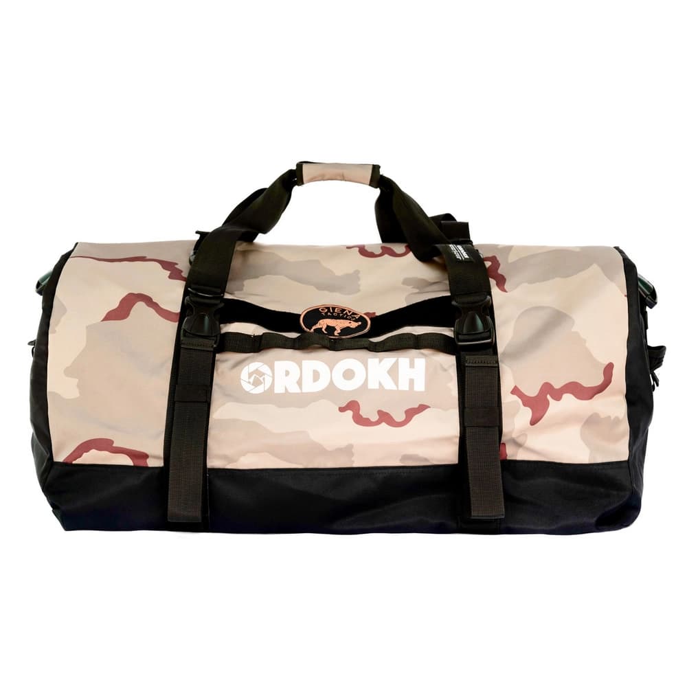کیف کارگو 170 لیتری اردوخ طرح کمو کویر Desert Camo — تصویر ۵