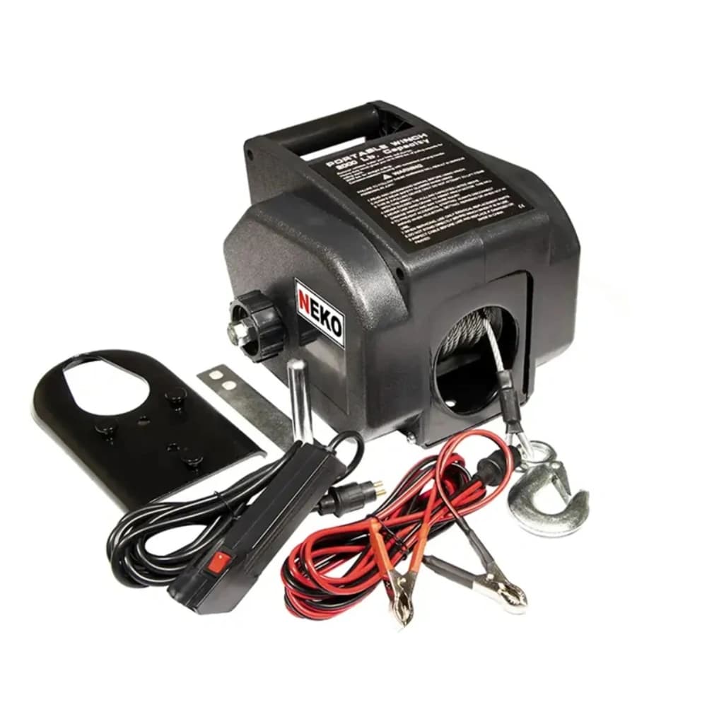 وینچ قایقی نکو مدل NEKO 2000 LBS Boat Winch، وینچ برقی قایق و تریلر با ریموت کنترل