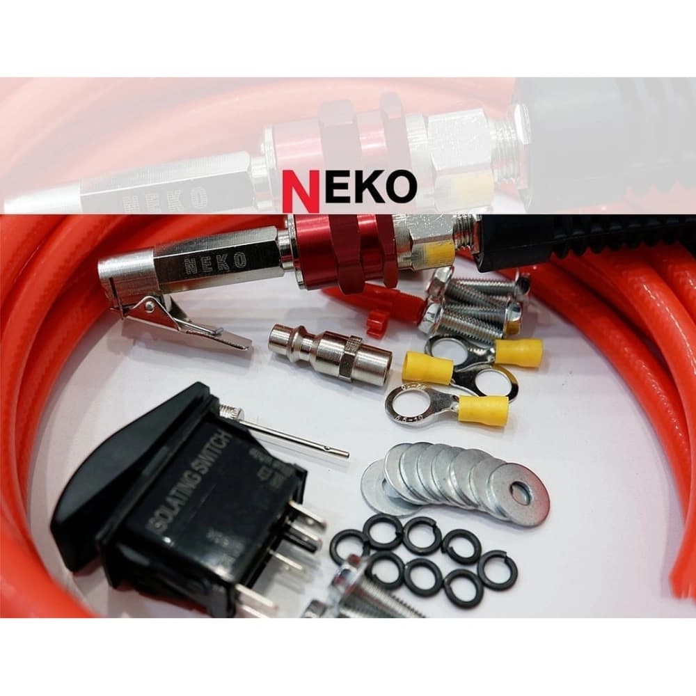 کمپرسور باد پنوماتیک Neko مدل TA ظرفیت 174 لیتر، دو‌پیستونه مخصوص خودروهای دو دیفرانسیل — تصویر ۱۱
