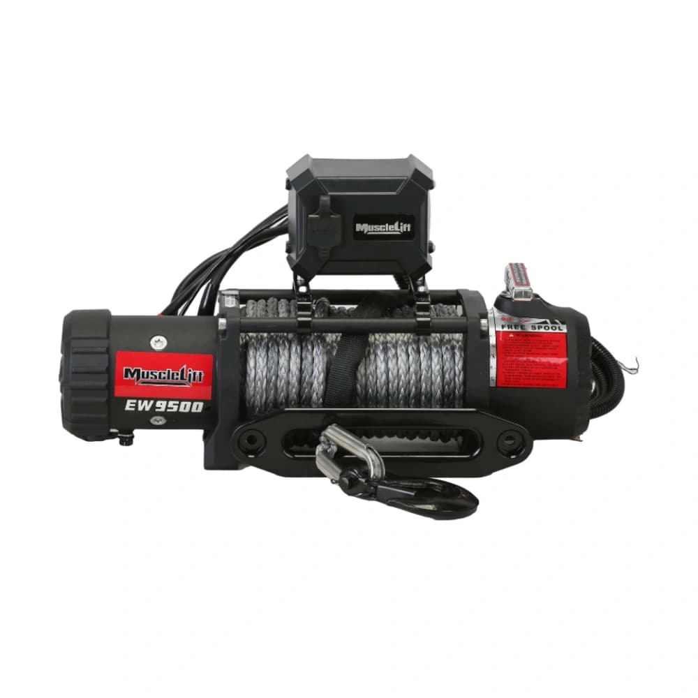 وینچ T-Max سری Muscle lift مدل EW-9500 الیافی، 24 ولت