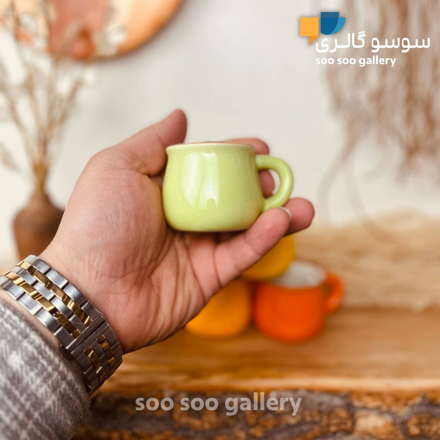 فنجان اسپرسو خمره ای 6 عددی — تصویر ۳