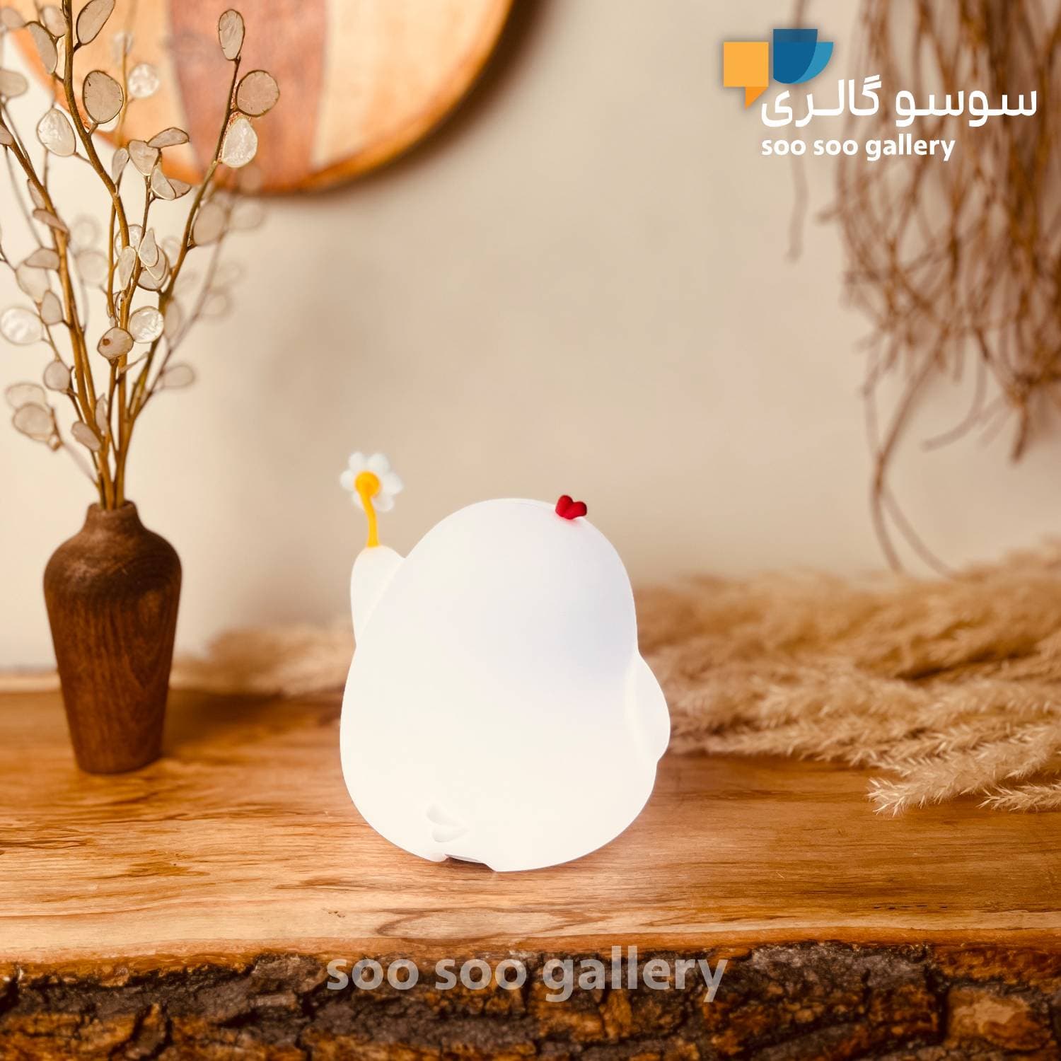 چراغ خواب جوجه گل به دست سیلیکونی — تصویر ۷