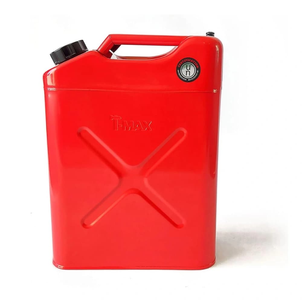 گالن بنزین ۲۰ لیتری T-Max مدل Jerry Can، مناسب آفرود، کمپینگ و ذخیره سوخت — تصویر ۲