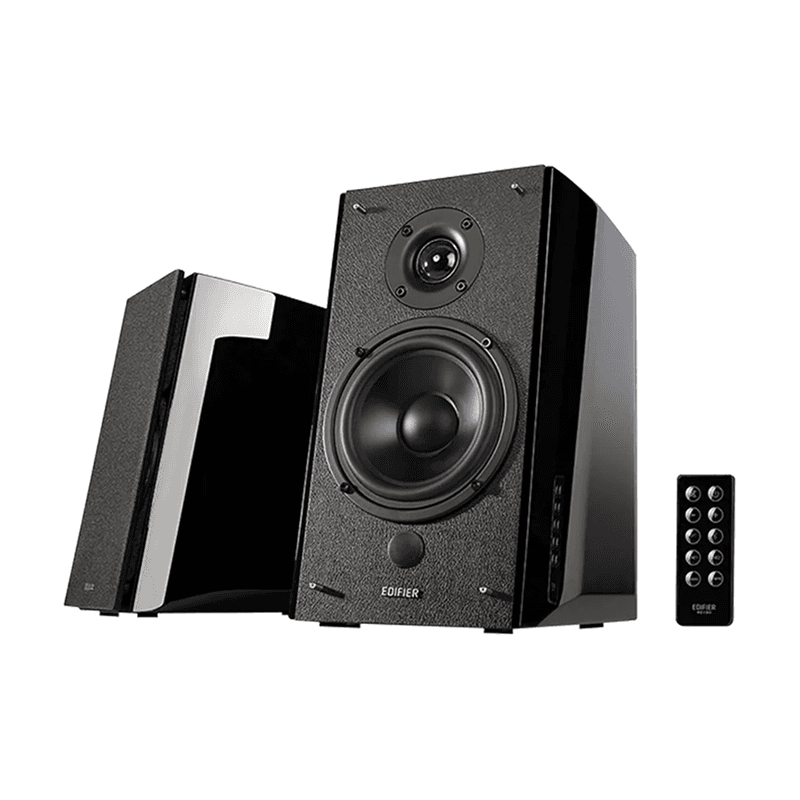 اسپیکر ادیفایر R2000DB مشکی؛ صدای استریو حرفه‌ای و بلوتوثی