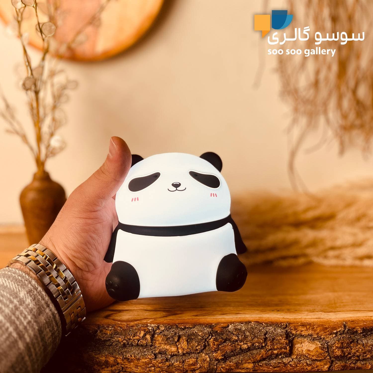 چراغ خواب پاندا مهربان سیلیکونی — تصویر ۶