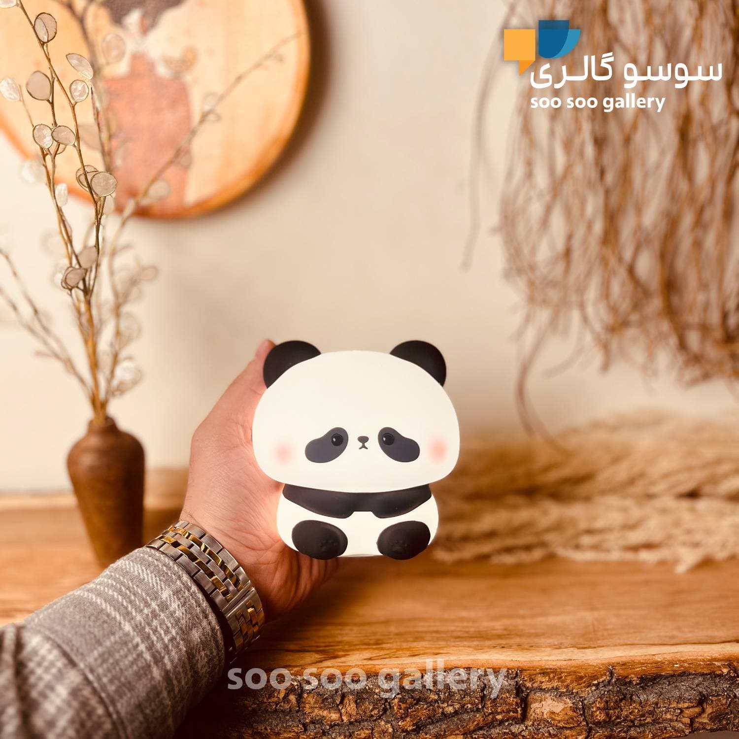 چراغ خواب پاندا کله گنده سیلیکونی — تصویر ۸