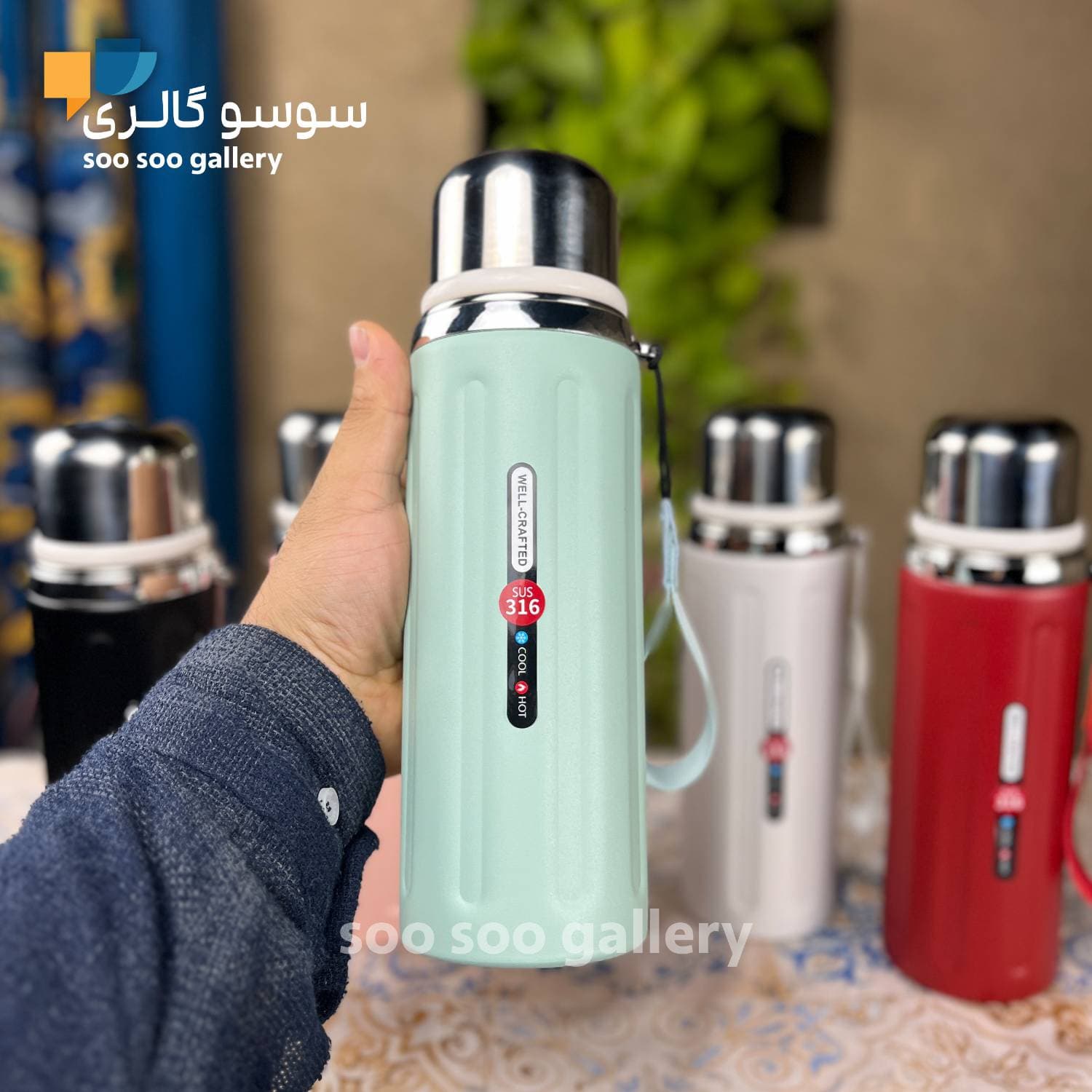 فلاسک شیاردار 316 حجم 800 میلی لیتر — تصویر ۷