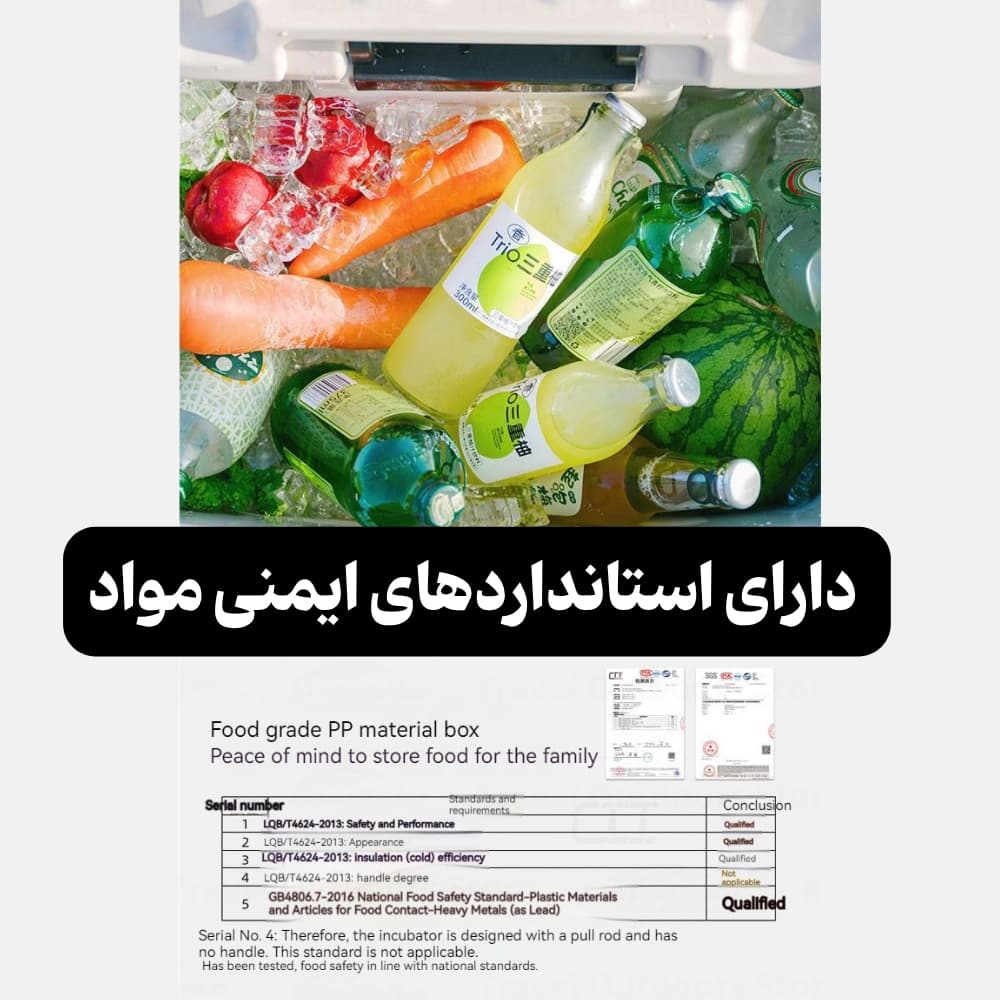 کول باکس چرخ‌دار نیچرهایک ۳۸ لیتری مدل CNK2300BS013، رنگ سبز — تصویر ۶