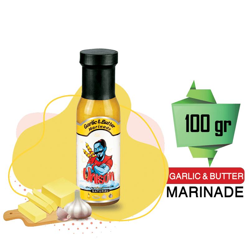 چاشنی سیر و کره 100 گرمی