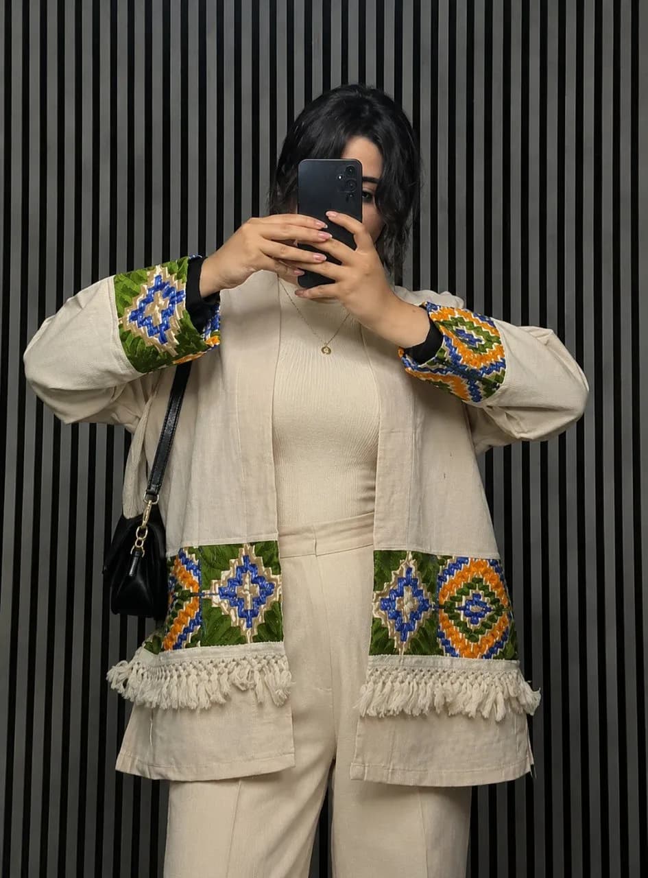 کت هندی سوزن دوزی