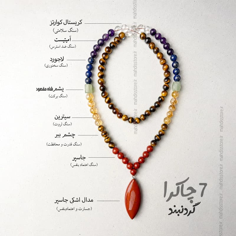 گردنبند 7 چاکرا