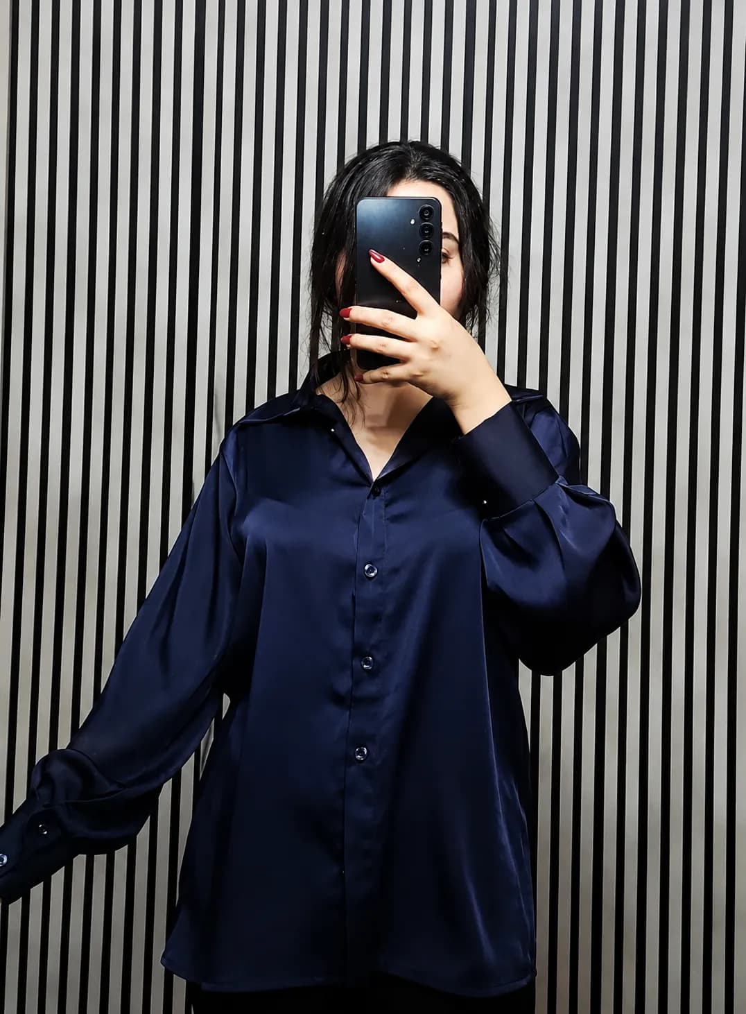 شومیز ساتن سیلک زنانه