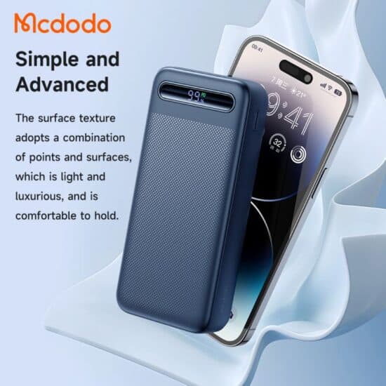 پاوربانک 22.5 وات ظرفیت 20000 مک دودو MCDODO MC-3891 - دینگ فون — تصویر ۶