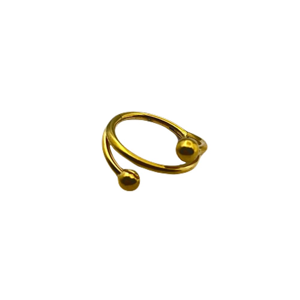 گوشواره پیرسینگ حلقه گوی دار 10mm کد۳۱۳۶