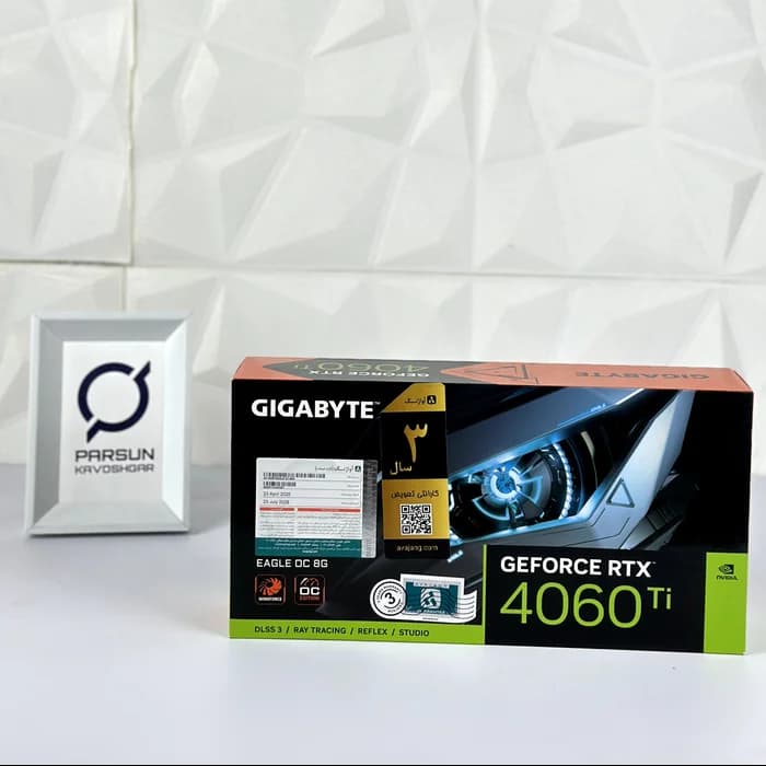 کارت گرافیک گیگابایت RTX 3060 Ti EAGLE OC 8G — تصویر ۸